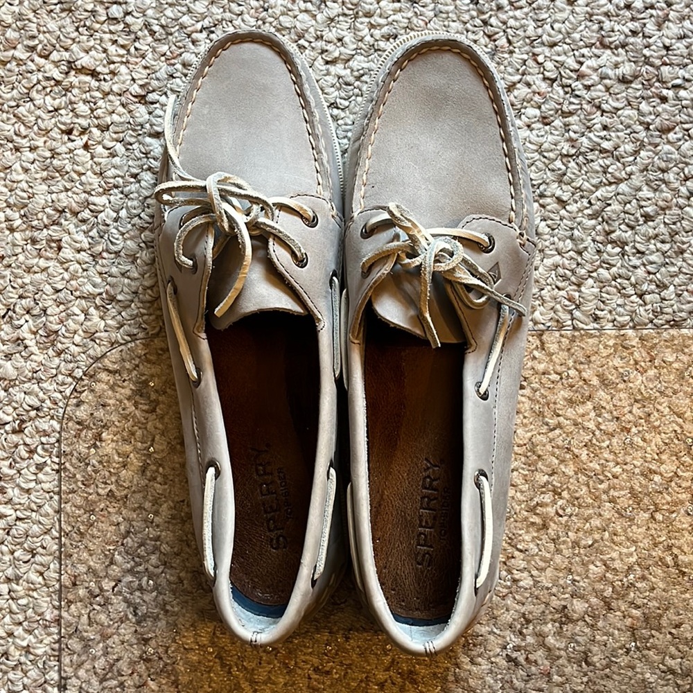 Sperry Top-Sider Women’s Boat Shoes / Gray / 10M